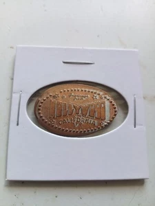 Hollywood California elongated Penny in holder - Picture 1 of 1