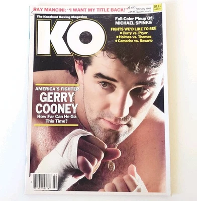 KO Boxing Magazine February 1985 Gerry Cooney Cover No Label | VGC  - Image 1 of 4