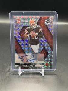 Shedeur Sanders 2025 Panini Mosaic Football Silver Mosaic #302 Auto RC - Picture 1 of 2