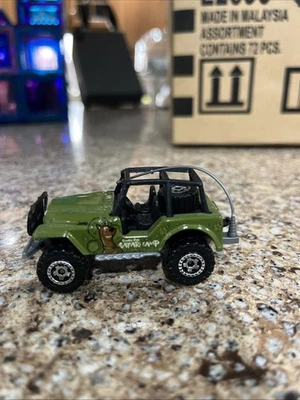 Jeep Scooby Doo Matchbox 1983 de colección 4x4 - Jeep verde Safari Camp con antena Foto 1 de 4