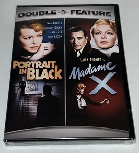 Portrait in Black/Madame X (DVD, 1960, 1966, Lana Turner, Anthony Quinn)-NEW! - Imagen 1 de 4