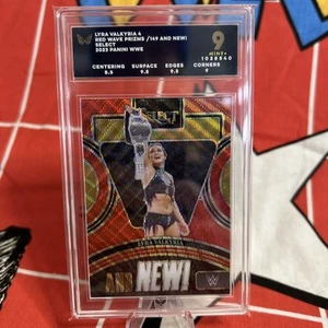 2024 Lyra Valkyria Panini Select WWE And New Red Wave #002/149 Ark Mint 9 Graded - Picture 1 of 5