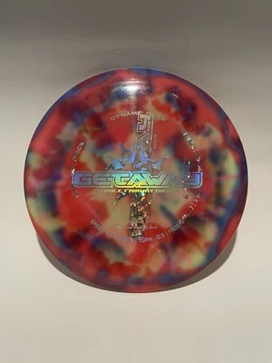 Dynamic Discs Lucid Getaway 170g Pink Silver Foil Distance Driver Golf Disc XOUT - Image 1 of 2