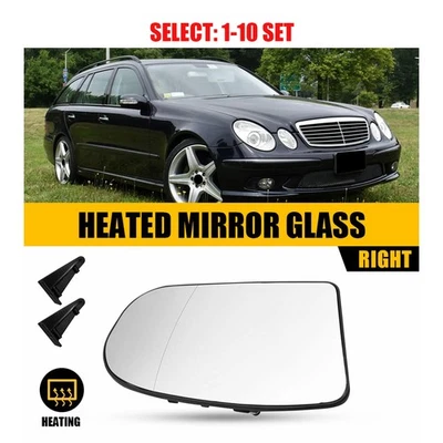 Espejo retrovisor de pasajero de vidrio térmico para Mercedes-Benz Clase E W211 Clase C W203 1-10x Foto 1 de 4
