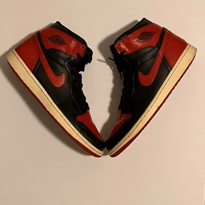 Nike Air Jordan 1 I High Retro 2009 Bred Banned Chicago DMP Pack Gr. 12 Bulls - Bild 1 von 9