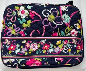 Custodia Vera Bradley blu doodle nastro floreale trapuntato Ipad tablet Kindle - Foto 1 di 6