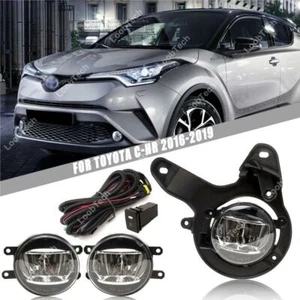 LED Fog Light Bumper Frame Cover Daytime Running Light For Toyota C-HR 2016-2019 - Picture 1 of 10