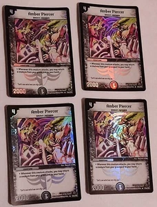 4 x Amber Piercer (23a/55) - Playset - DUEL MASTERS ORIGINAL PROMO CARDS NM/Mint - Picture 1 of 7