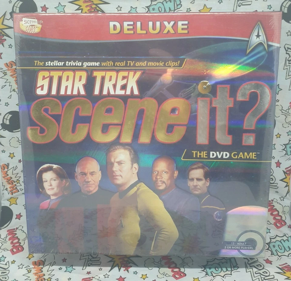 Star Trek Scene It? Deluxe Edition Board Game New & Sealed Screenlife Game - Image 1 of 1
