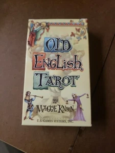 OLD ENGLISH TAROT DECK By Maggie Kneen 78 Cards Booklet US Games Authentic NEW - Picture 1 of 6