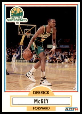 Fleer #180 Derrick McKey 1990-91 Foto 1 de 2