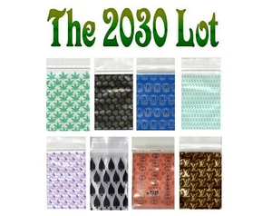 100 LOTTO DI 2030 Apple Zip Baggies 2.0X3.0" POLYBAGS CORONE DOLLARI FOGLIA PESANTE - Foto 1 di 9