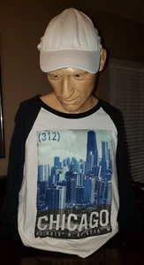 Chicago 312 Bowery Supply Company 3/4 Sleeve T-Shirt (Large) Unisex - Picture 1 of 4