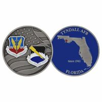CHALLENGE COIN AIR EDUCATION TRAINING COMMAND TYNDALL RANDOLPH MAXWELL KEESLER