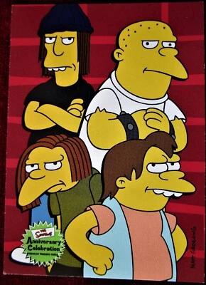THE SIMPSONS 10th ANNIVERSARY - Card #43 - "THE THUGS"- INKWORKS 2000 - Image 1 of 2