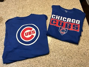 '47 Chicago Cubs großes Logo blau LARGE kurzärmliges T-Shirt Herren neu mit Etikett 2-seitig - Bild 1 von 1