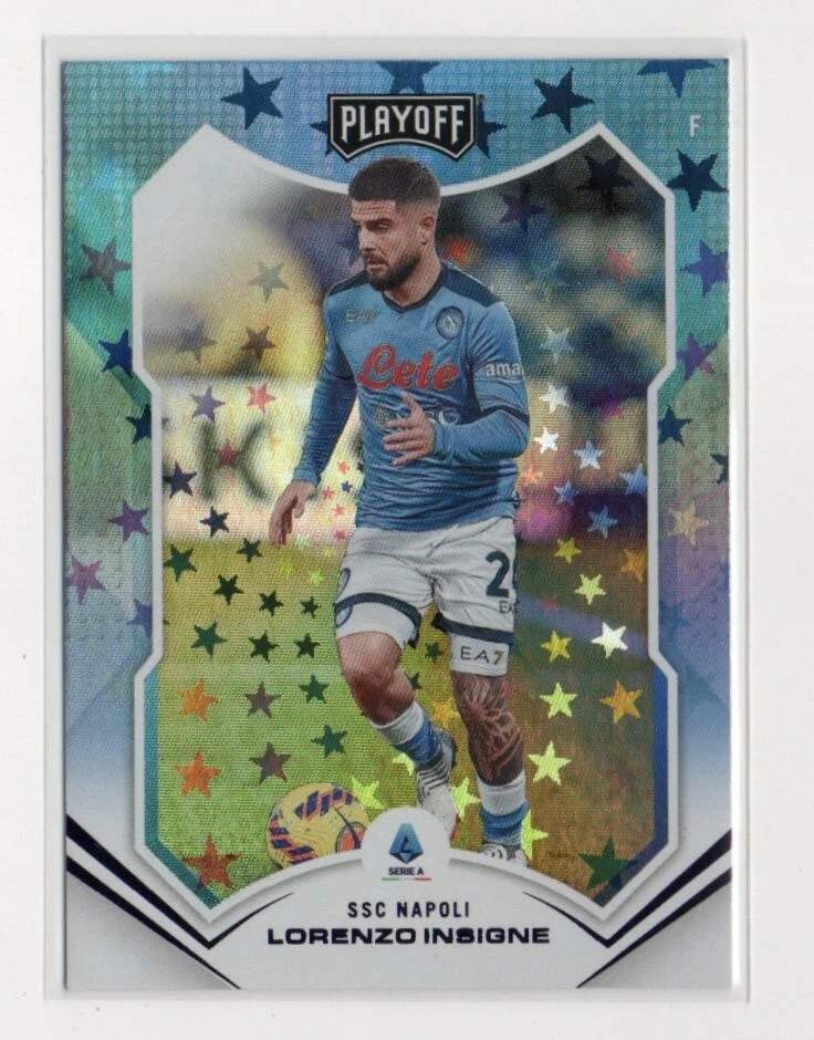 2021-22 Panini Chronicles Serie A Purple Astro #74 Lorenzo Insigne Playoff - Image 1 of 1