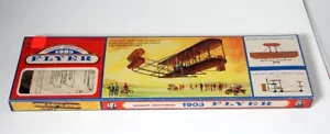 Wright Bros. 1903 Flyer Model 1973 by Multiple Toymakers w/ Canvas Covered Wings - Picture 1 of 10