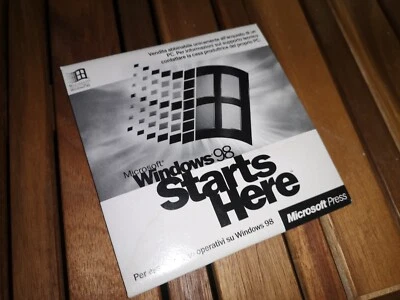 VINTAGE PROMOTIONAL CD-ROM MICROSOFT WINDOWS 98 START HERE - Imagen 1 de 3