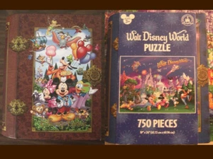 Disney Parks Walt Disney World 750 Puzzle Book lot of 2 - Picture 1 of 3