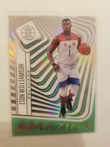 2020-21 Panini Illusions Amazing Insert Zion Williamson #16 Emerald Pelicans - Picture 1 of 1