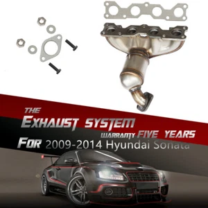 Exhaust Manifold Catalytic Converter For 2009-2014 Hyundai Sonata 2.4L 10H40963 - Picture 1 of 12