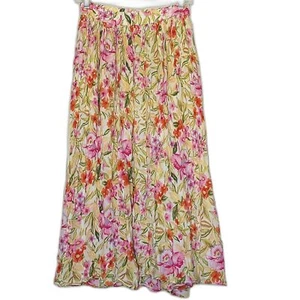White Stag Floral Maxi Skirt 22W/24W Stretch Crepe Sprintime Cottagecore Y2K - Picture 1 of 5