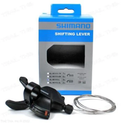 Shimano Altus SL-M315-L 3-Speed Bicycle Left Rapidfire Plus Trigger Shifter - Image 1 of 4