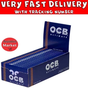 Ocb Ultimate Blättchen super dünn 10gr volle Box 50 Packungen Regular Small Size - Bild 1 von 3