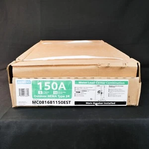 Siemens - MC0816B1150EST METER LOAD CENTER COMBINATION 150 Amp 1-Ph - NEW IN BOX - Bild 1 von 3