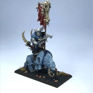 Ogor Mournfang Rider Ogre Kingdoms - Warhammer Fantasy Games Workshop Painted - Picture 1 of 3