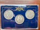 1883 O, 1890 O & 1901 O New Orleans Morgan Silver Dollar Collection 3 Coin Set