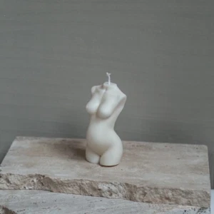 CARLA - Candela Corpo Donna Torso Cera di Soia Misura 10cm - Foto 1 di 12