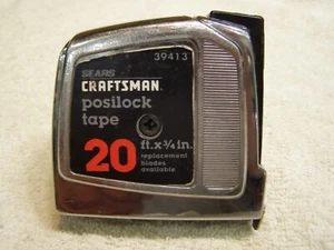 Vintage USA Made Craftsman Posilock 20' Maßband 39413 - Bild 1 von 7