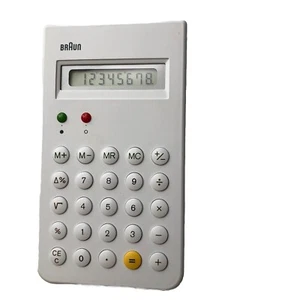 Braun Taschenrechner BNE001WH -weiß- funktionstüchtig, getestet, Dieter Rams Dietrich Lubs - Bild 1 von 9