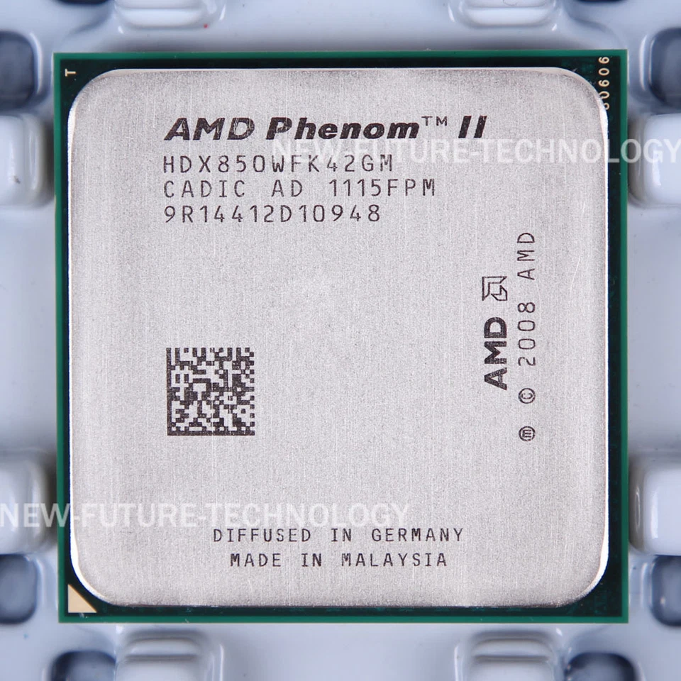 AMD Phenom II X4 850 (HDX850WFK42GM) CPU 667MHz Processor 3.3GHz Socket AM3 95W - Image 1 of 1