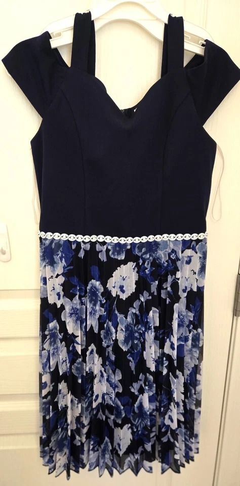 Vestido Niña Azul Elegante - Talla 16 Juvenil Foto 1 de 2