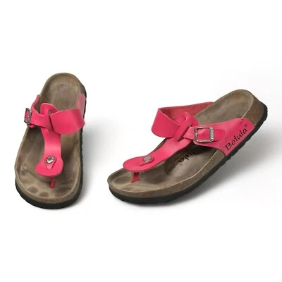 Sandalias Betula By Birkenstock Gizeh Correa en T Rosa Mujer Talla 6 (EU 37) Corcho Foto 1 de 4