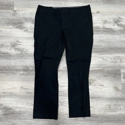 Banana Republic Sloan 黑色修身踝裤职业商务 10 码 — 第 1/4 张图片