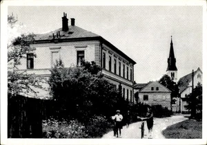 Postal Rapotín pueblo ecuestre región Olomouc, casa de la Selva Negra, dos niños,... - 4907222 - Imagen 1 de 2