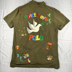 Polo Ralph Lauren Verde PEACE LOVE Calce Clásico Polo Talla Pequeña - Imagen 1 de 9