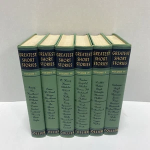 Collier Greatest Short Stories Set Volume 1-6 Complete 1953 Hardcover - Picture 1 of 8