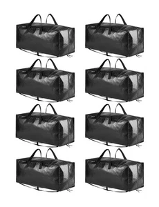 Heavy Duty Moving Bags, Extra Large Storage Totes W/Backpack Straps Strong Ha... - Picture 1 of 7
