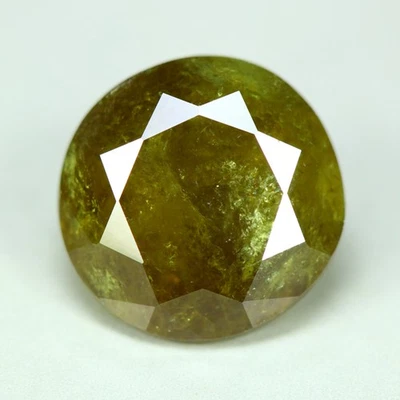 5.76 Cts_Round Brilliant Cut_100 % Natural Unheated Demantoid Garnet_Namibia - Image 1 of 4