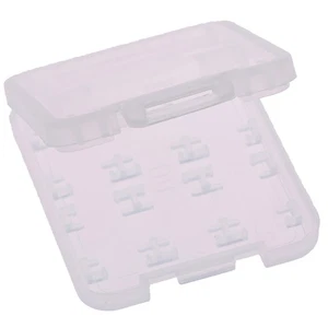 2Pcs 8 in 1 Transparent TF MS Memory Card Holder Plastic Case Storage .RI - Picture 1 of 7