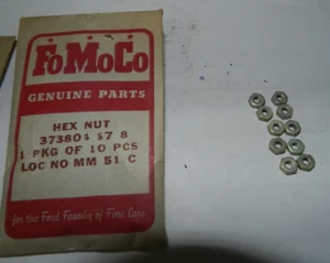 Ford FoMoco Hex Nut 373804 S7 8 pack of 10 - Foto 1 di 3