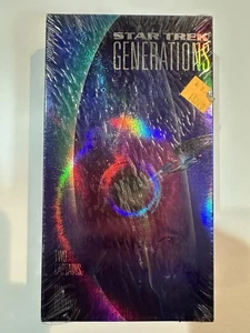 Star Trek Generations VHS Sci-Fi Brand New Factory SEALED Watermarks - Picture 1 of 6