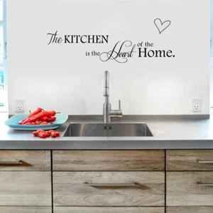 The Kitchen Home Decor Wall Sticker Bedroom PVC Removable DIY wall art MURAL - Picture 1 of 4