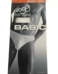 Slip Uomo mod BASIC MINI SLOGGI bianco 96% cotone 4% elastan - Foto 1 di 5