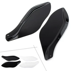 2 x Side Fairing Windshield Air Deflector Fit Harley Street Electra Glide 96-13 - Imagen 1 de 14